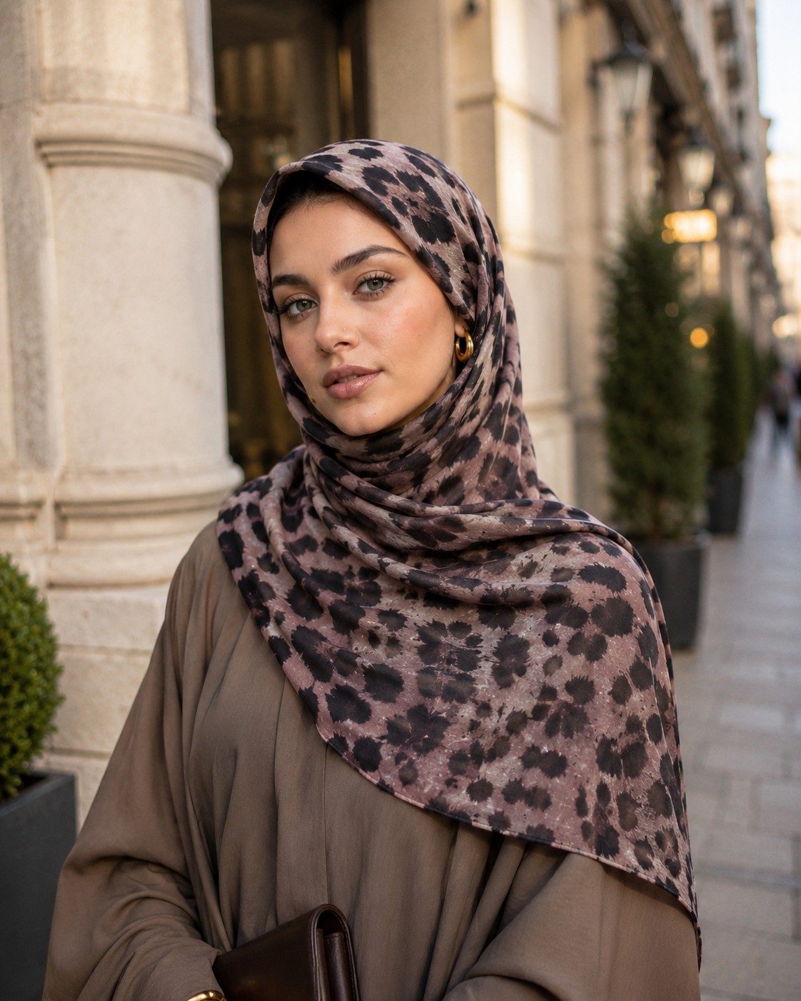print modal hijab leopard print bulk wholesale supplier