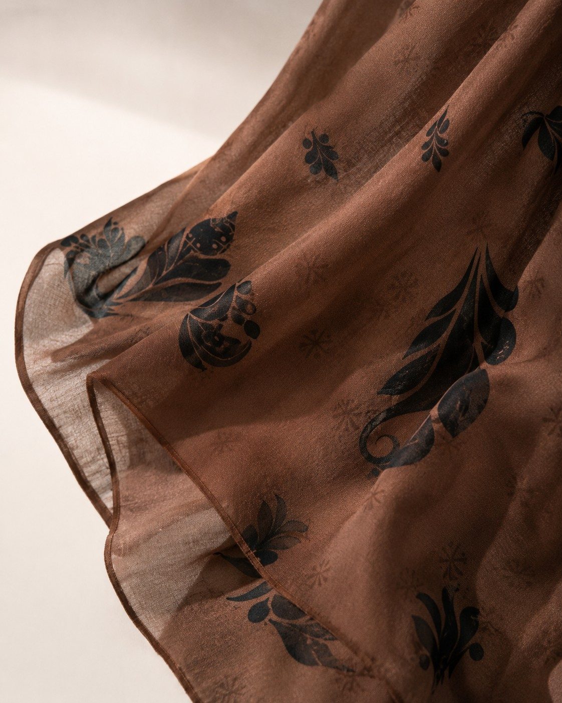 30s Modal Baroque Floral Print Hijab wholesale manufacturer China detail