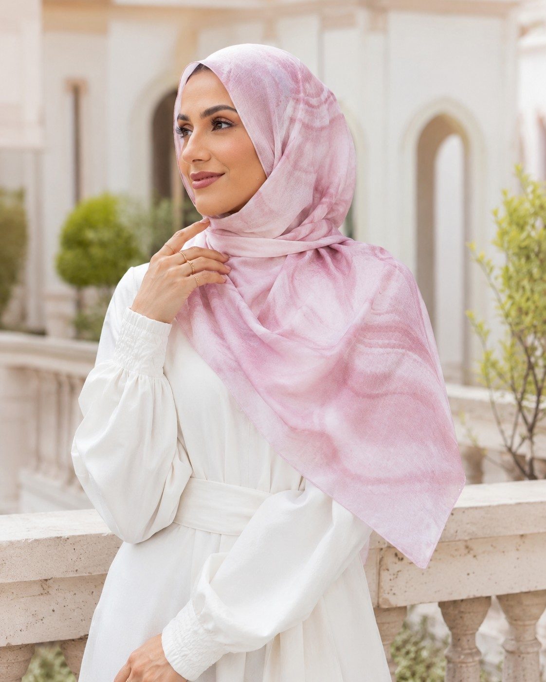 30s modal watercolor hijab wholesale manufacturer China OEM MOQ 100