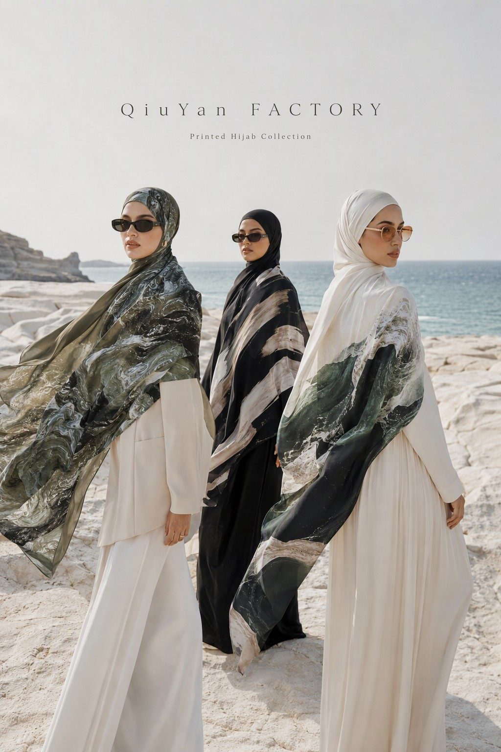 print modal crinkle hijab wholesale manufacturer OEM China