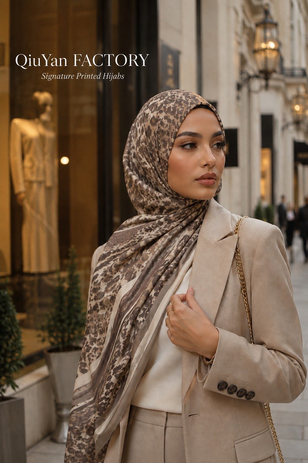 silk hijab wholesale luxury OEM manufacturer China
